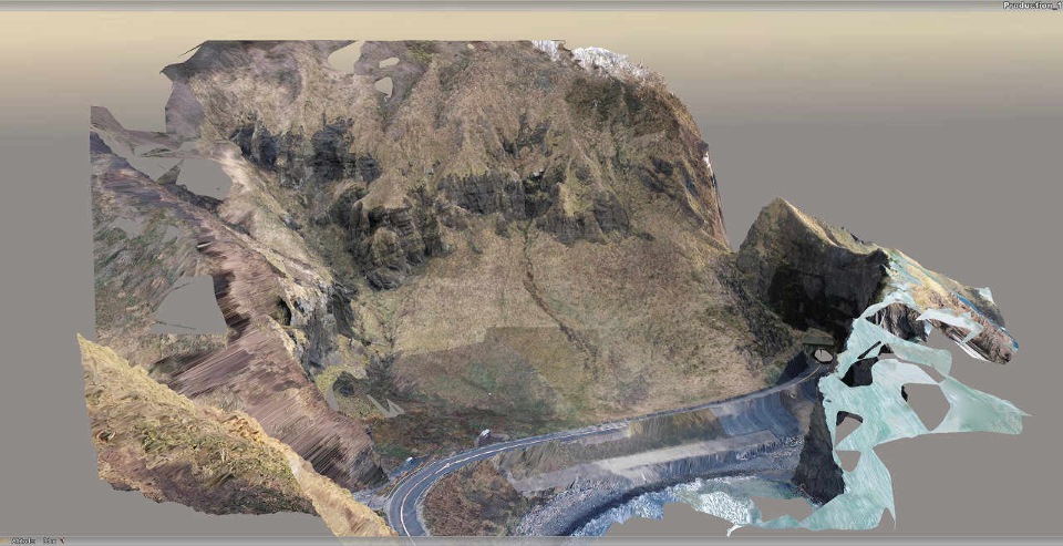 ドローン撮影写真を３D化